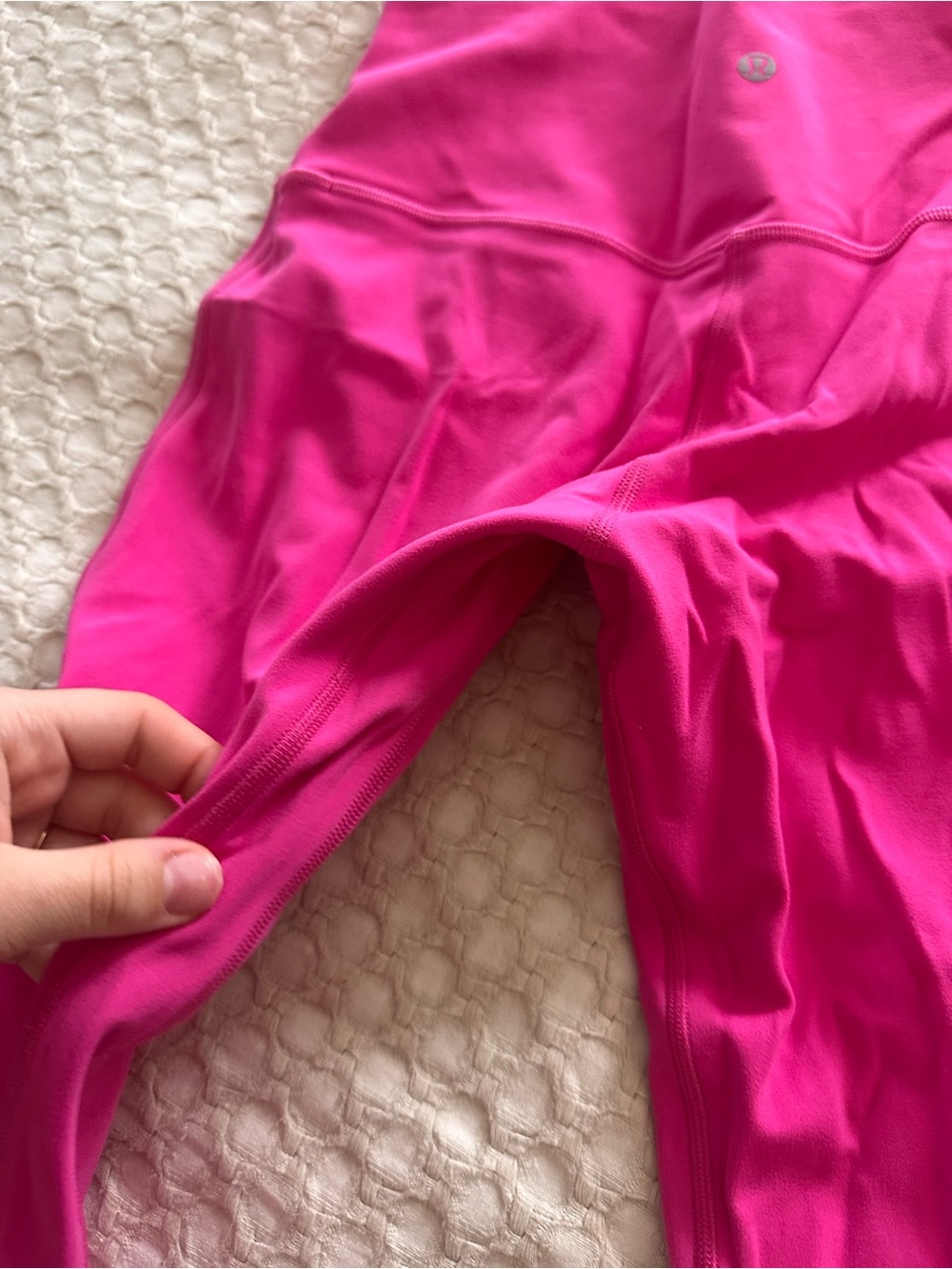 lululemon athletica Bright Pink High-Rise Leggings - Picture 3 of 4